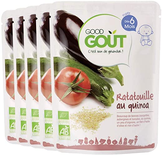 Good Goût - BIO - Ratatouille Quinoa dès 6 mois 190 g - Lot de 5
