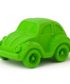 Petite voiture Coccinelle latex d'hévéa verte