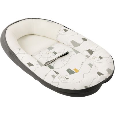 Réducteur de lit en coton bio Cocoon doomoo Ours gris