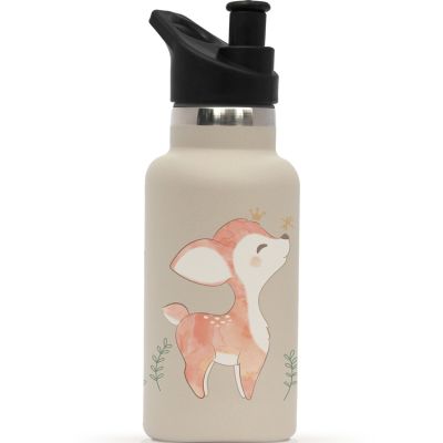 Gourde isotherme Petit faon embout sport (350 ml)